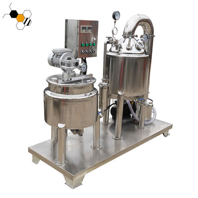 Concentração Honey Filter Machine do engrossamento Honey Processing Machine 80L